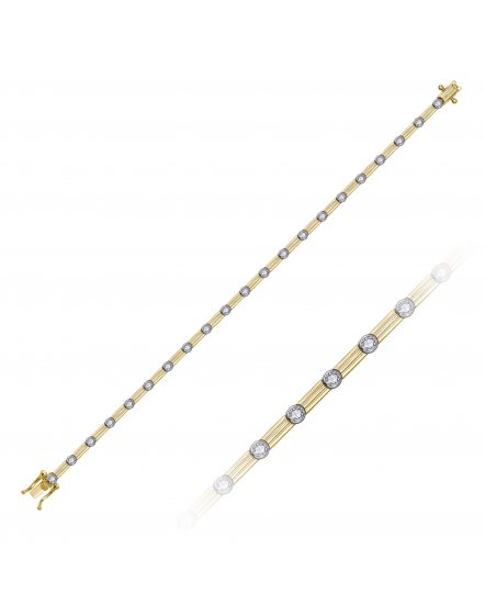 BEZEL DIAMOND BRACELET (TB617)