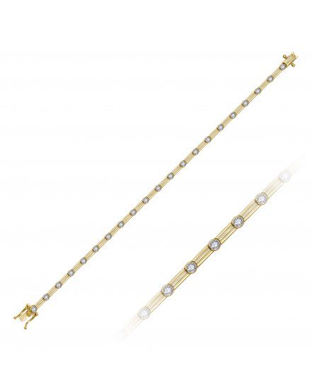 BEZEL DIAMOND BRACELET (TB617)