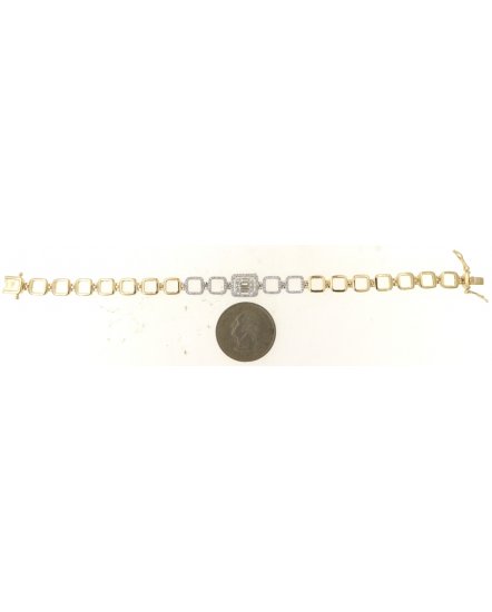 BAGUETTE DIAMOND BRACELET (TB619)