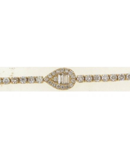 BAGUETTE DIAMOND BRACELET (TB622)