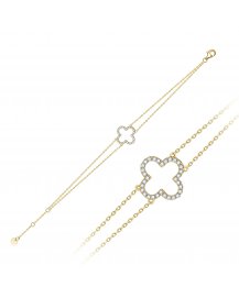 CLOVER STYLE DIAMOND BRACELET (TB625)