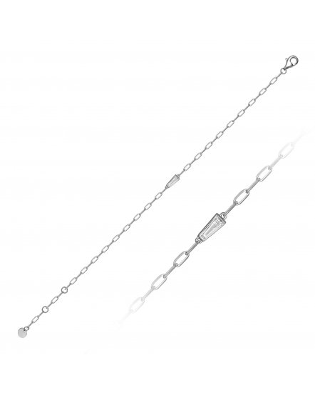 BAGUETTE SOLITAIRE DIAMOND BRACELET (TB627)