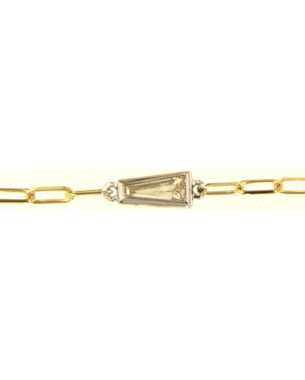 BAGUETTE SOLITAIRE DIAMOND BRACELET (TB627)