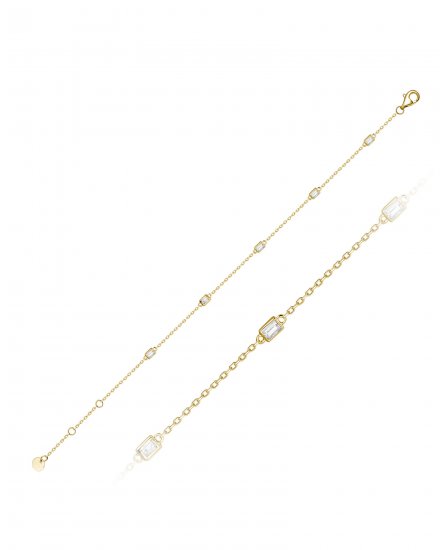 BAGUETTE DIAMOND BRACELET (TB636)