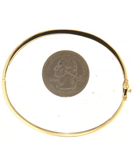 BAGUETTE DIAMOND BANGLE BRACELET (TB641)