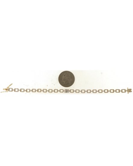 BAGUETTE DIAMOND BRACELET (TB657)