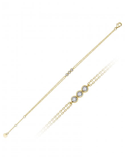 ROUND DIAMOND BY THE YARD BRACELET (TB659)