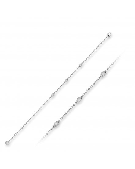 BEZEL DIAMOND BY THE YARD BRACELET (TB675)