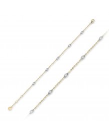 BEZEL DIAMOND BY THE YARD BRACELET (TB676)