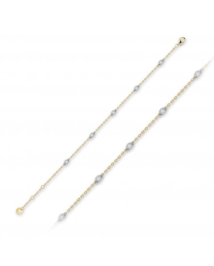BEZEL DIAMOND BY THE YARD BRACELET (TB676)