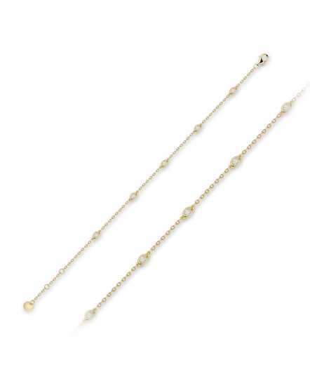 BEZEL DIAMOND BY THE YARD BRACELET (TB676)