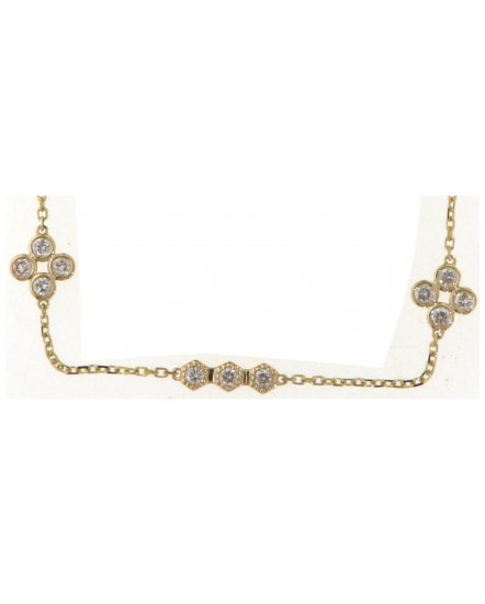CLOVER STYLE DIAMOND BRACELET (TB680)
