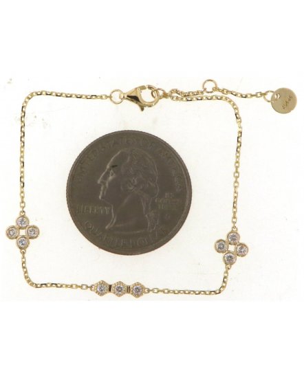 CLOVER STYLE DIAMOND BRACELET (TB680)