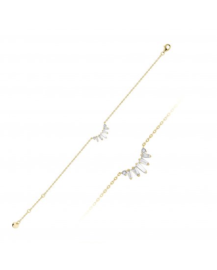 BAGUETTE DIAMOND BRACELET (TB682)