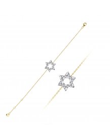 STAR SHAPE BAGUETTE DIAMOND BRACELET (TB685)