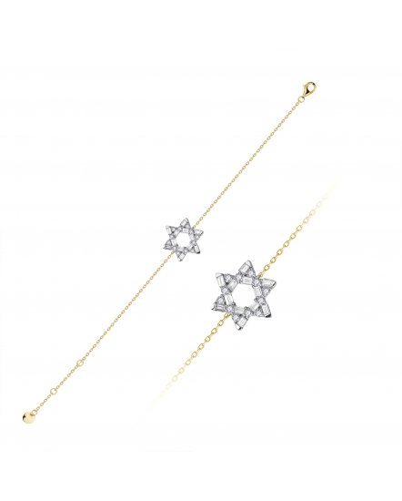 STAR SHAPE BAGUETTE DIAMOND BRACELET (TB685)
