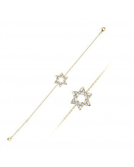 STAR SHAPE BAGUETTE DIAMOND BRACELET (TB685)
