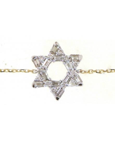 STAR SHAPE BAGUETTE DIAMOND BRACELET (TB685)