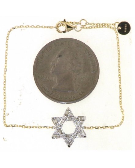 STAR SHAPE BAGUETTE DIAMOND BRACELET (TB685)