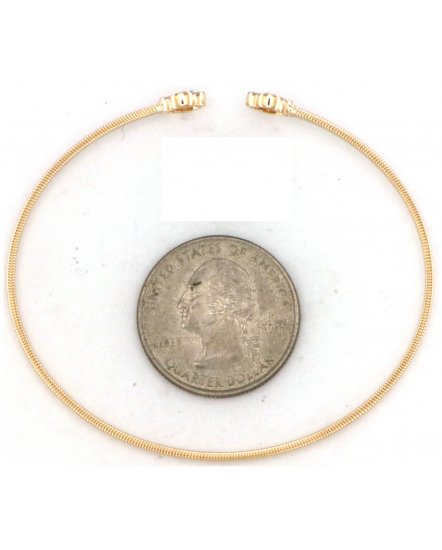 CLOVER CUFF STYLE DIAMOND BANGLE BRACELET (TB730)