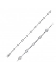 OVAL DIAMOND BRACELET (TB731)