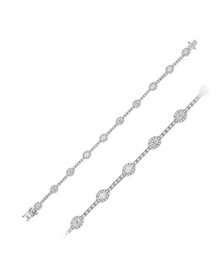OVAL DIAMOND BRACELET (TB731)