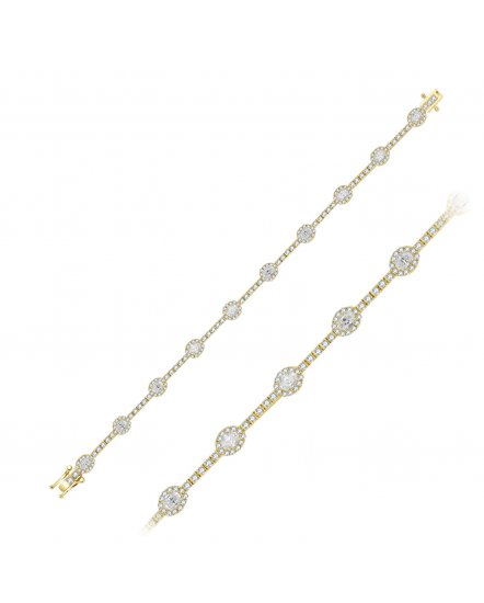 OVAL DIAMOND BRACELET (TB731)