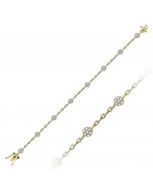 FLORAL STYLE DIAMOND BRACELET (TB733)