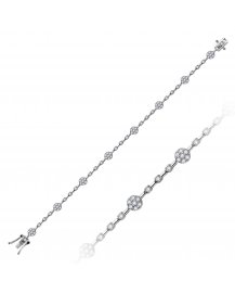 FLORAL STYLE DIAMOND BRACELET (TB733)