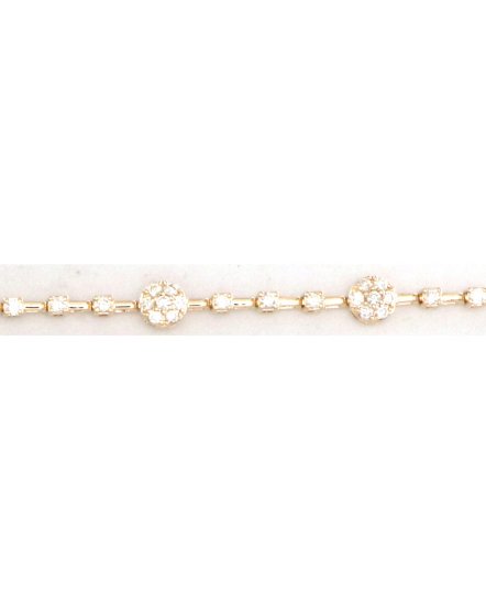 FLORAL STYLE DIAMOND BRACELET (TB733)