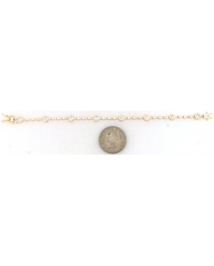 FLORAL STYLE DIAMOND BRACELET (TB733)