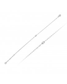 PRINCESS CUT SOLITAIRE DIAMOND BRACELET (TB736)