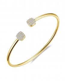 CUFF STYLE DIAMOND BANGLE BRACELET (TB742)