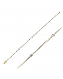 PEAR DIAMOND BRACELET (TB751)
