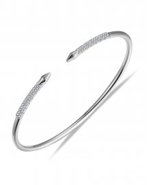 CUFF STYLE DIAMOND BANGLE BRACELET (TB774)