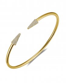 CUFF STYLE DIAMOND BANGLE BRACELET (TB784)