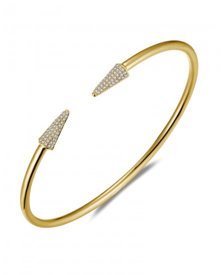 CUFF STYLE DIAMOND BANGLE BRACELET (TB784)