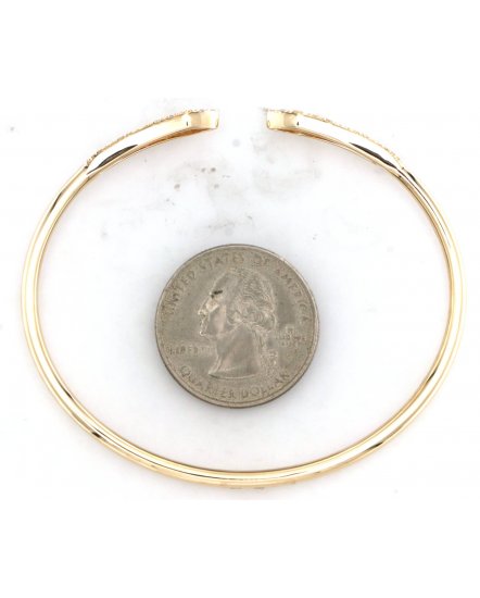CUFF STYLE DIAMOND BANGLE BRACELET (TB786)