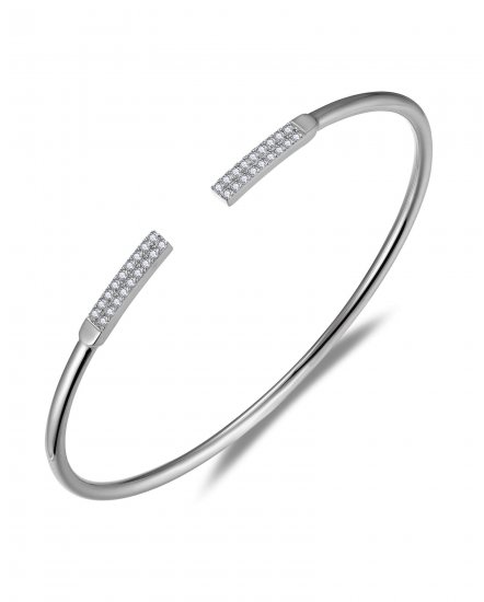 CUFF STYLE DIAMOND BANGLE BRACELET (TB788)
