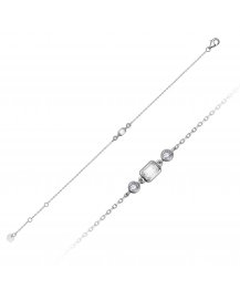 EMERALD CUT DIAMOND BRACELET (TB805)