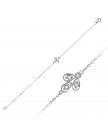 PEAR STYLE DIAMOND BRACELET (TB808)
