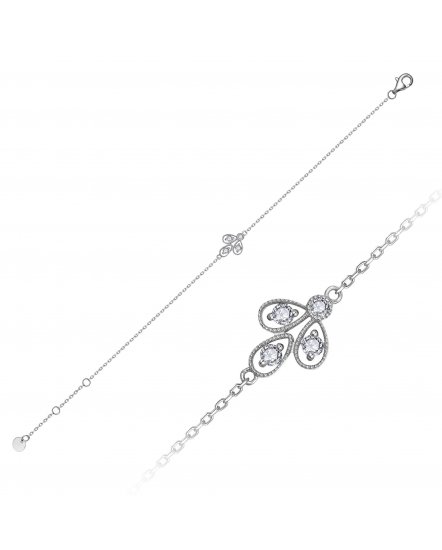 PEAR STYLE DIAMOND BRACELET (TB808)