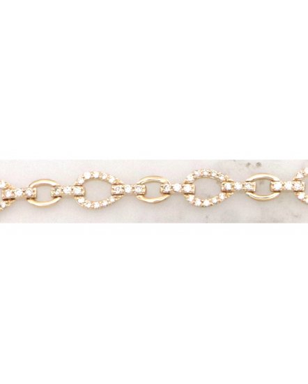 LINK STYLE DIAMOND BRACELET (TB827)