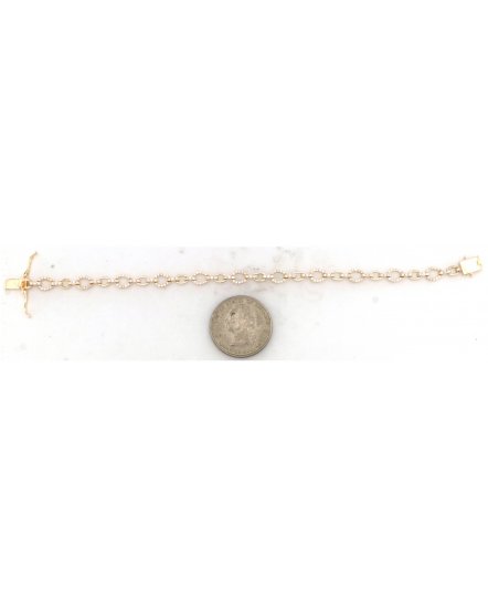 LINK STYLE DIAMOND BRACELET (TB827)
