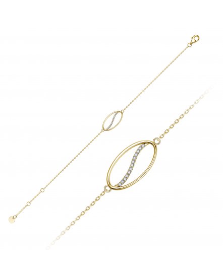 OVAL STYLE DIAMOND BRACELET (TB831)