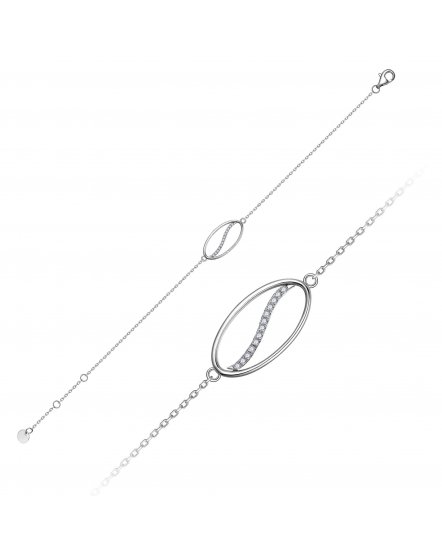 OVAL STYLE DIAMOND BRACELET (TB831)