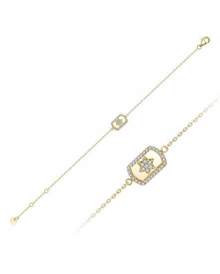 STAR SHAPE DIAMOND BRACELET (TB840)
