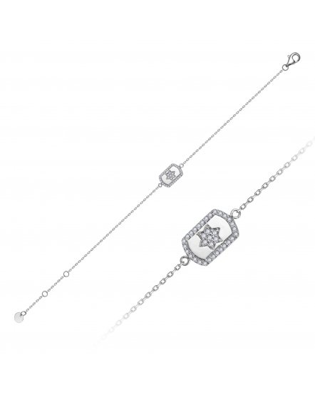 STAR SHAPE DIAMOND BRACELET (TB840)