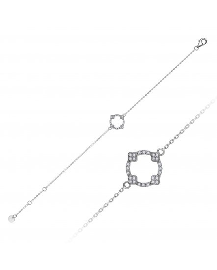 CLOVER STYLE DIAMOND BRACELET (TB841)