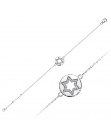 ROUND STYLE STAR DIAMOND BRACELET (TB844)